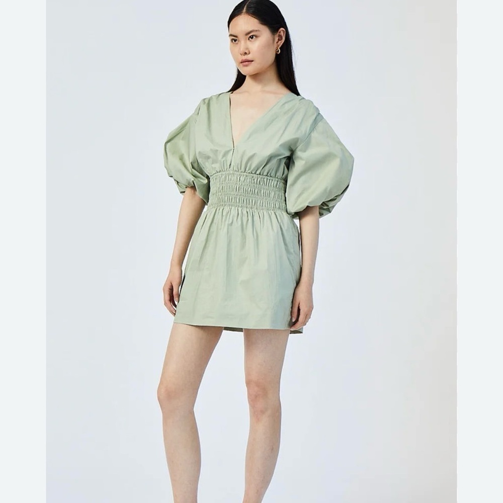 SUBOO Shia Sheered Waist Mini Dress Size X-Large - Picture 3 of 16